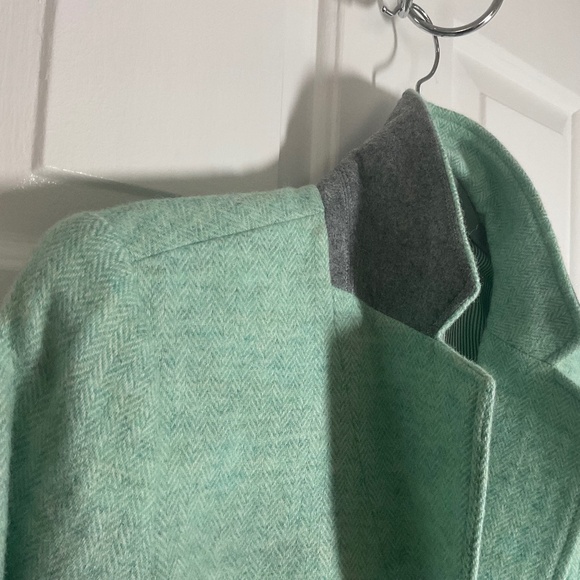 Talbots Wool Blend Blazer - Soft Green - Picture 13 of 15